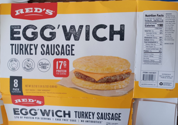 Turkey egg sandwich