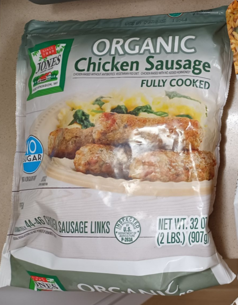 Chicken sausages